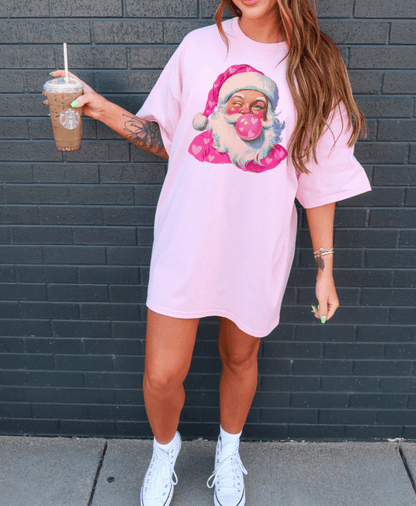 Shipping Dept. Bubblegum Heart Santa - Multiple Color options