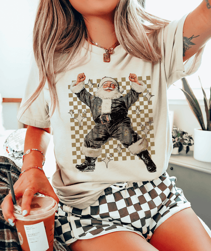 Shipping Dept. Camo Santa Checkered