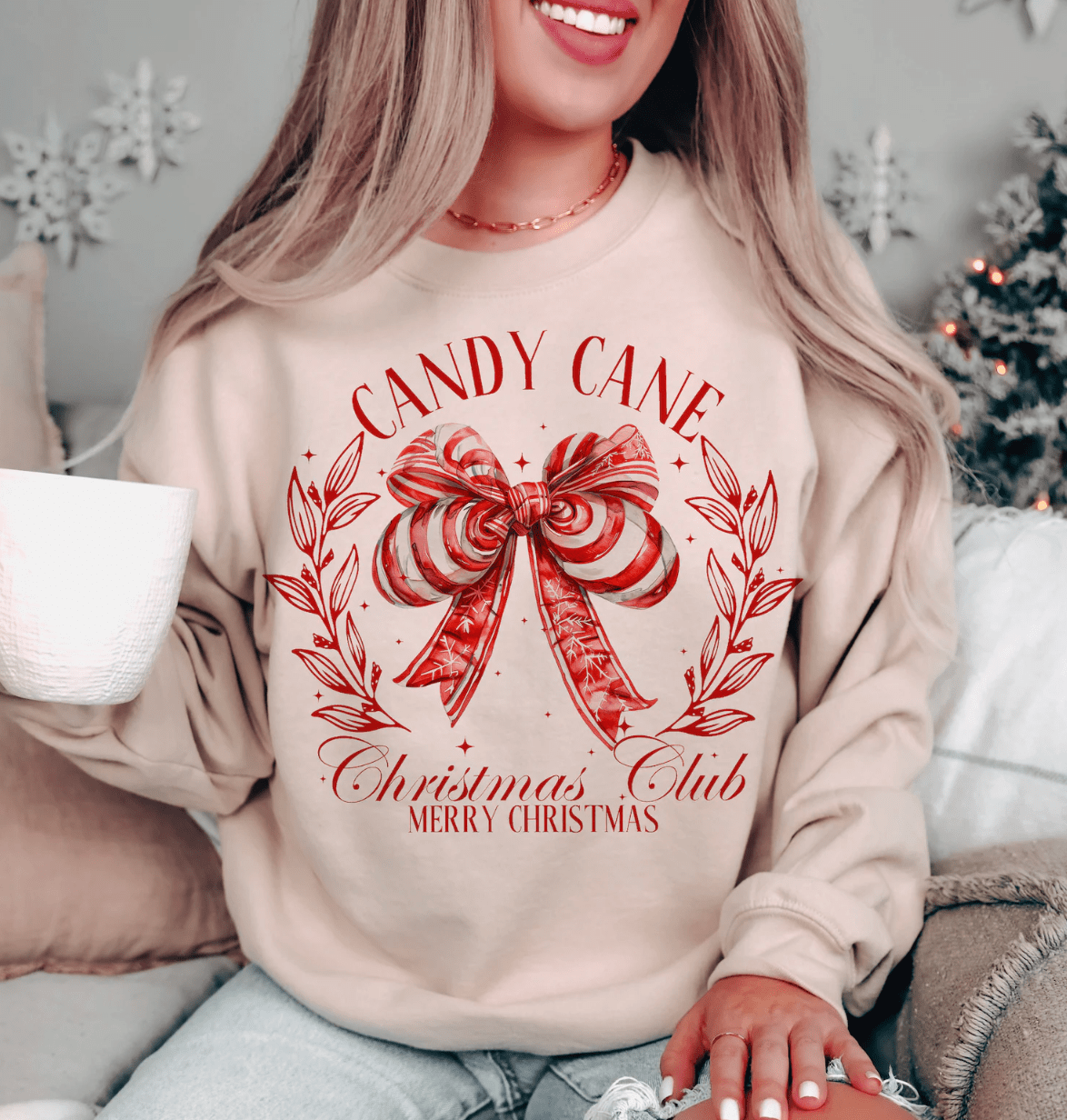 Shipping Dept. Candy Cane Christmas Club  - Multiple Color options