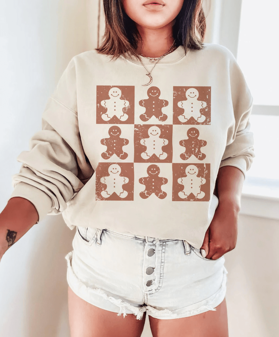 Shipping Dept. Checkered Gingerbread - Multiple Color options