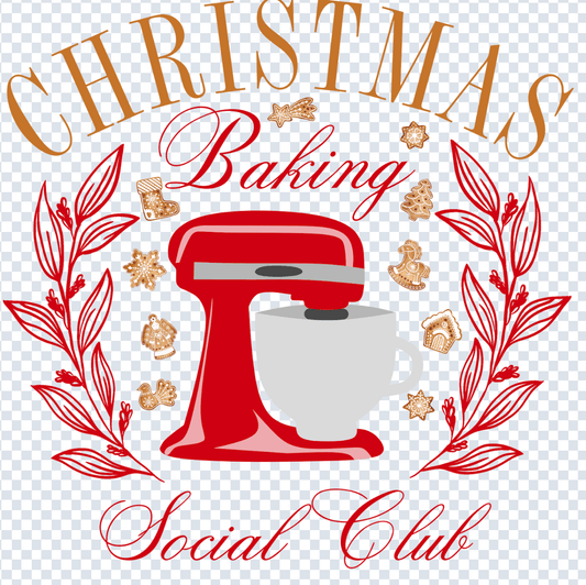 Shipping Dept. Christmas Baking SC- Multiple Color options