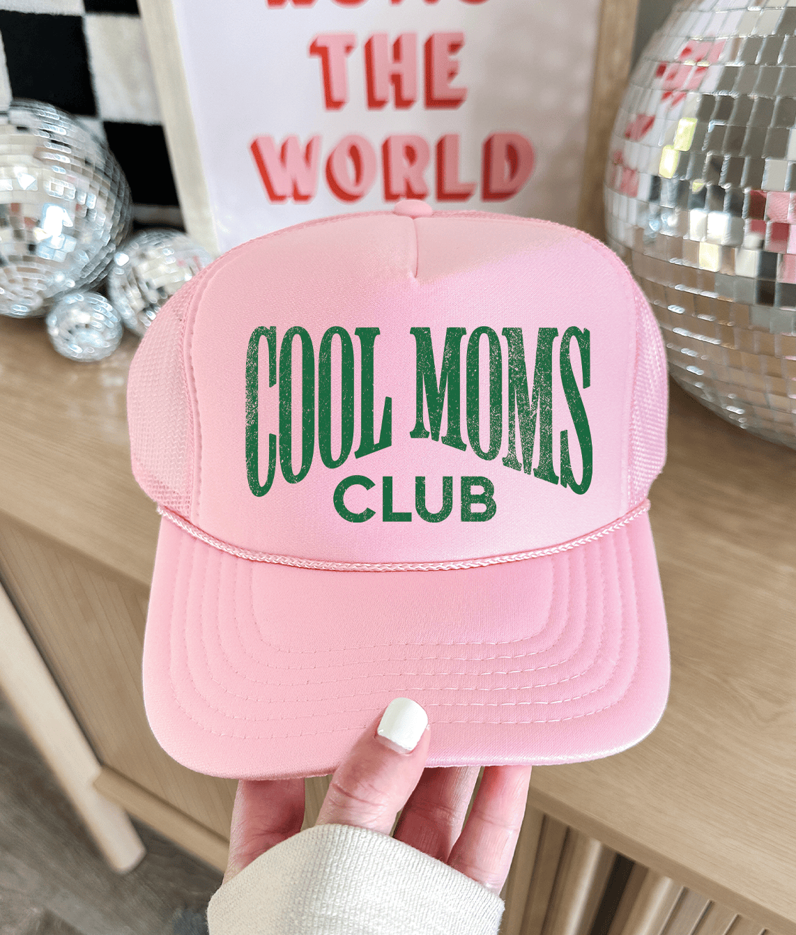 Shipping Dept. Light Pink Cool Moms Club - Foam Otto Trucker