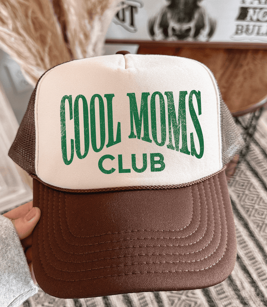 Shipping Dept. Brown & Tan Cool Moms Club - Foam Otto Trucker