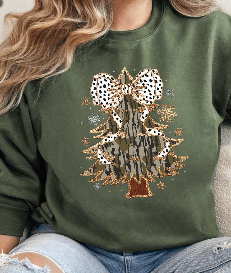 Shipping Dept. Coquette Camo Christmas Tree - Multiple Color options