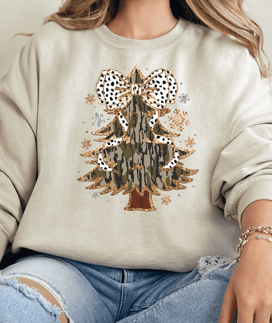 Shipping Dept. Coquette Camo Christmas Tree - Multiple Color options
