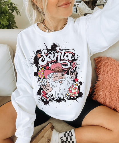 Shipping Dept. Country Glam Santa  - Multiple Color options