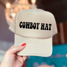 Load image into Gallery viewer, Shipping Dept. COWBOY HAT - Foam Trucker Cap - Multiple color options
