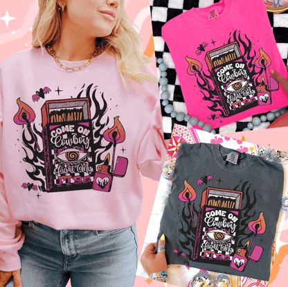 Shipping Dept. Cowboy Light My Fire - Multiple Options