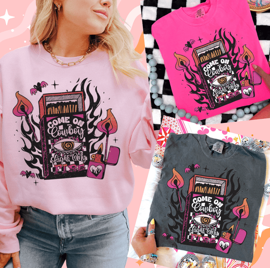 Shipping Dept. Cowboy Light My Fire - Multiple Options