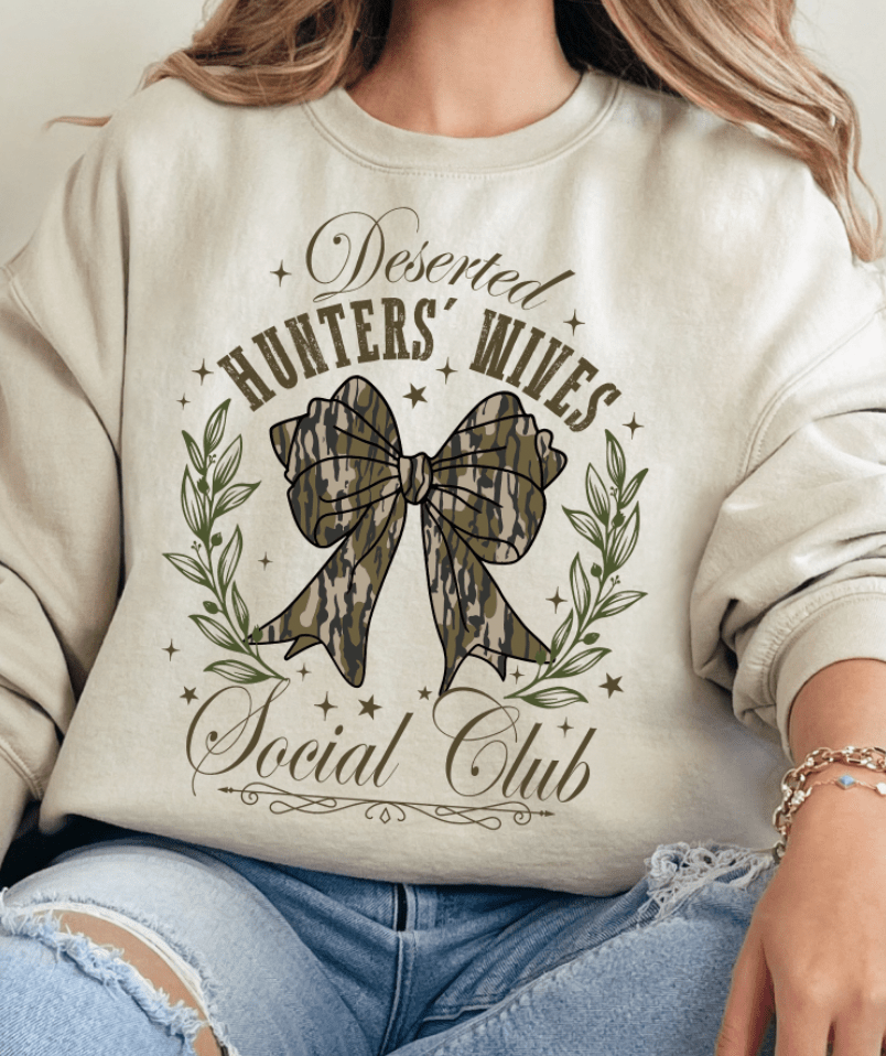 Shipping Dept. Small / Cream Deserted Hunters' Wives Club - Multiple Color Options