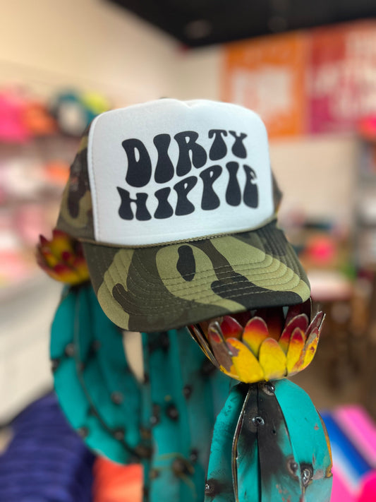 Shipping Dept. Dirty Hippie - Foam Trucker Cap - Multiple color options