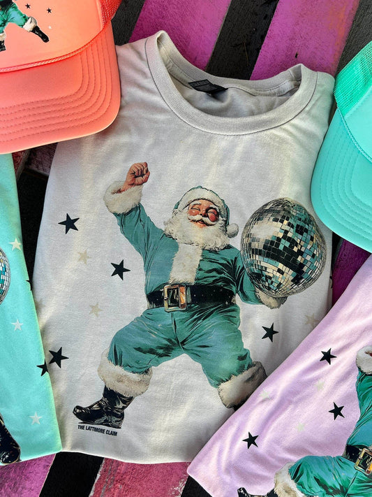 Shipping Dept. Disco Dancing Santa - Multiple Color options