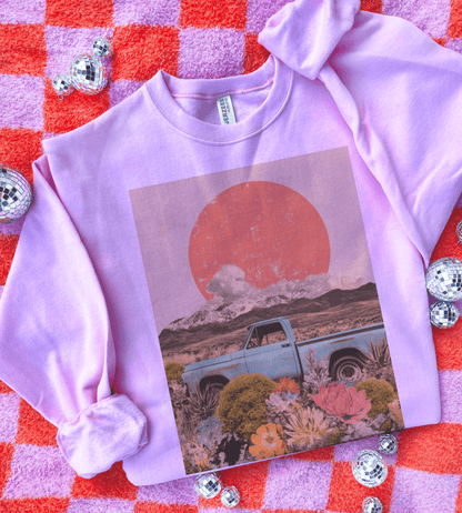 Shipping Dept. Disco Pop Driving Backwards - Tees & Sweatshirts