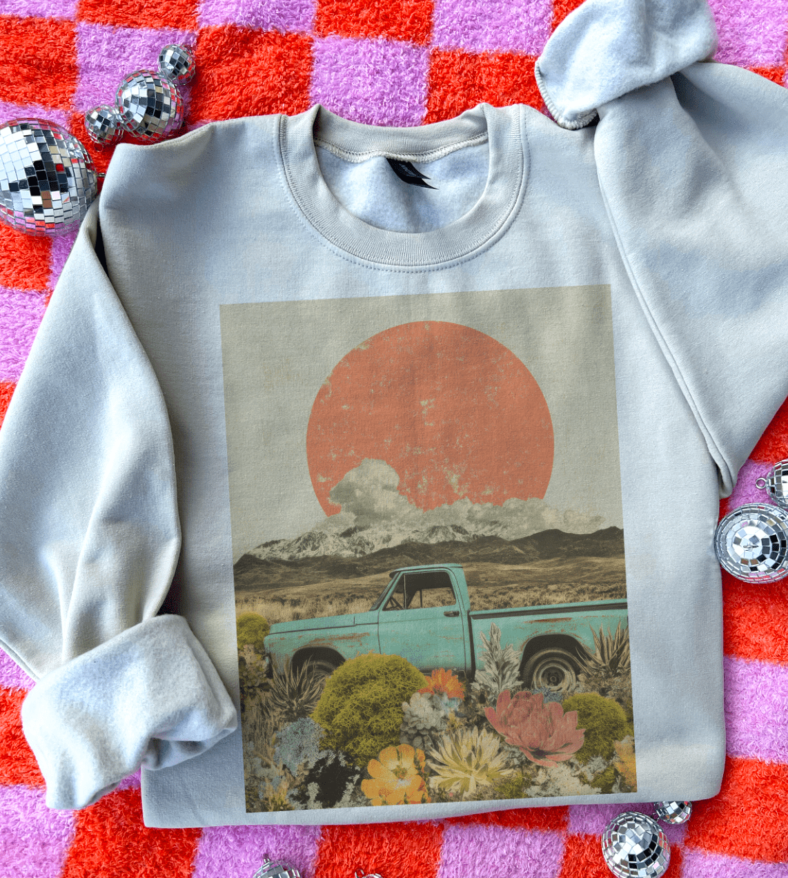 Shipping Dept. Disco Pop Driving Backwards - Tees & Sweatshirts