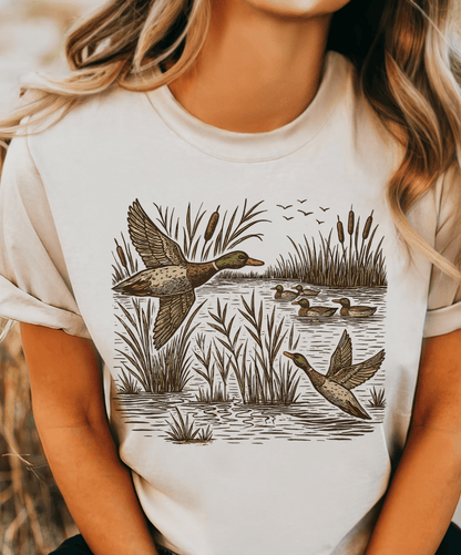Shipping Dept. Flying Mallards  Sweatshirts & T-Shirts