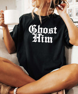 Ghost Him - Black Tshirt