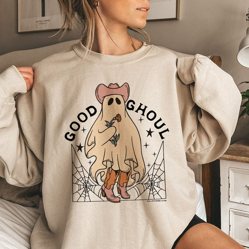 MISSMUDPIE Good Ghoul - Cream Sweatshirt