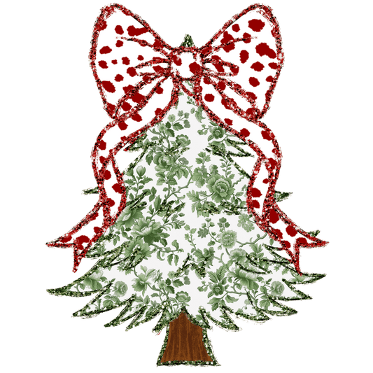 Shipping Dept. GreenfloralcoquetteChristmastree2- Multiple Color options