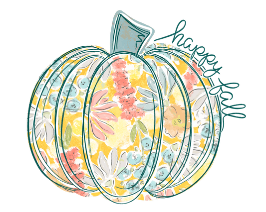 Shipping Dept. GUG orangefloralpumpkin- Multiple Color options