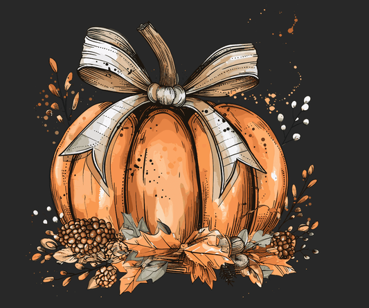 Shipping Dept. GUG Pumpkinwithleaves- Multiple Color options