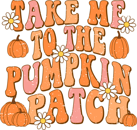 Shipping Dept. GUG takemetothepumpkinpatch-distress-pinkorange - Multiple Color options