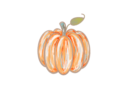 Shipping Dept. GUG Watercolor_Pumpkin - Multiple Color options