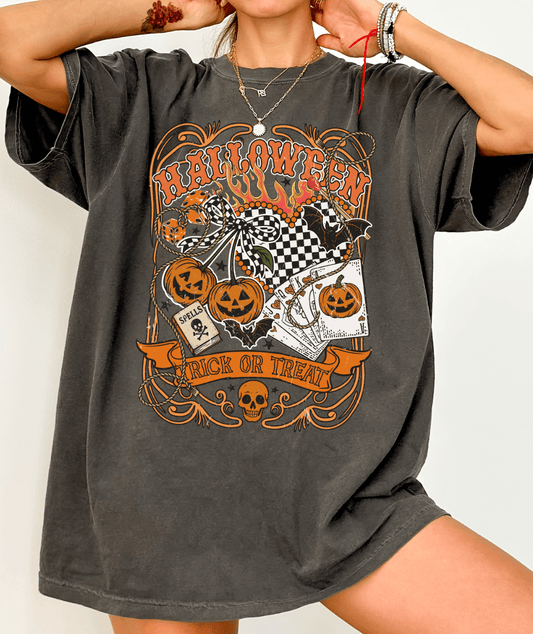 Shipping Dept. Halloween Trick or Treat  - Comfort Color Pepper