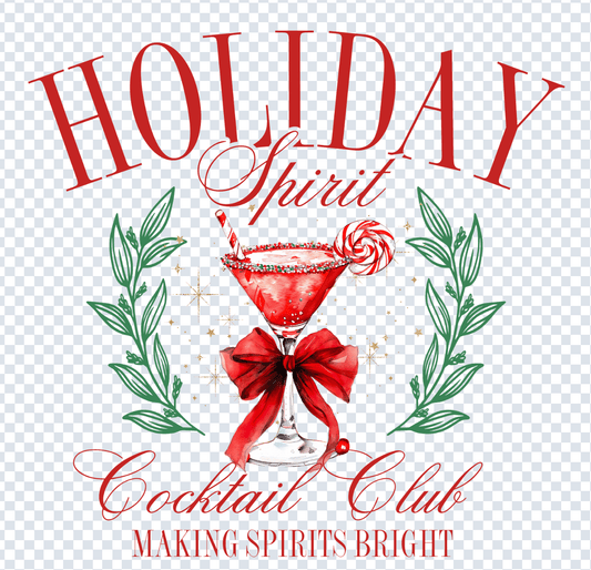 Shipping Dept. Holiday Spirit Cocktail- Multiple Color options