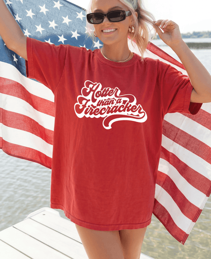Shipping Dept. Hotter Than A Firecracker - COMFORT COLOR Red