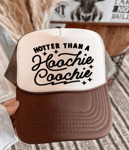 Shipping Dept. Hotter Than A Hoochie Coochie Foam Otto Trucker - Multiple Colors