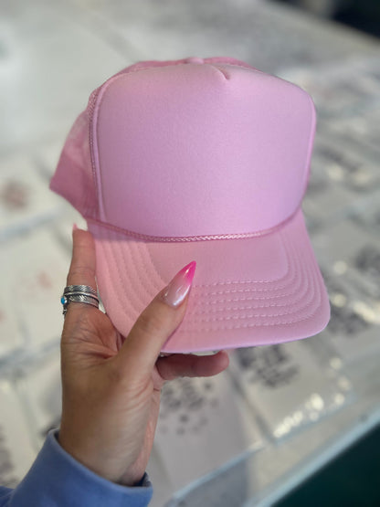 Shipping Dept. Baby Pink I don't cook but I like to stir the pot - Foam Trucker Cap - Multiple color options