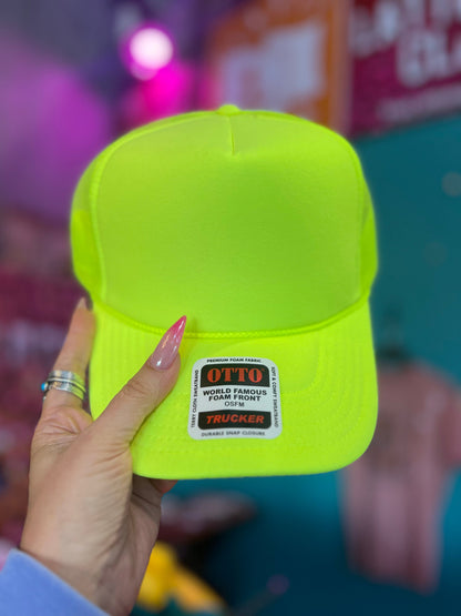 Shipping Dept. Neon Yellow I don't cook but I like to stir the pot - Foam Trucker Cap - Multiple color options