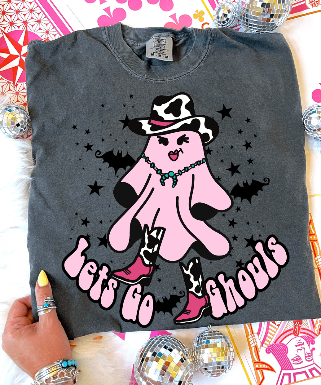 Shipping Dept. Lets go ghouls  - Comfort Color Pepper
