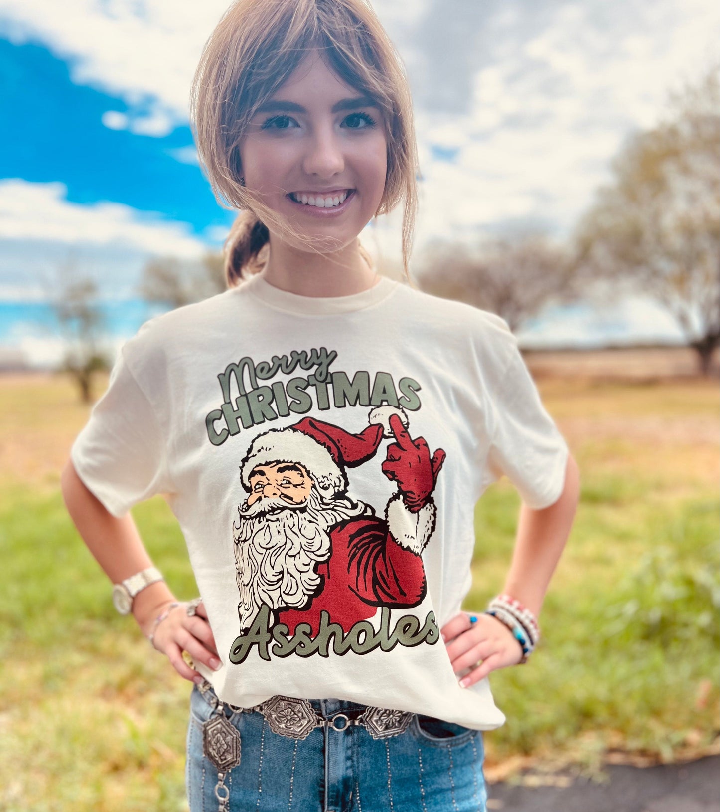 MISSMUDPIE Merry Christmas Assholes - MULTIPLE Styles & Color Options