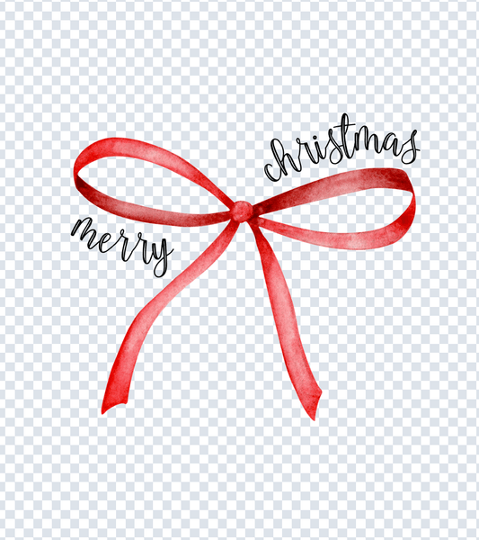 Shipping Dept. Merry Christmas Bow- Multiple Color options
