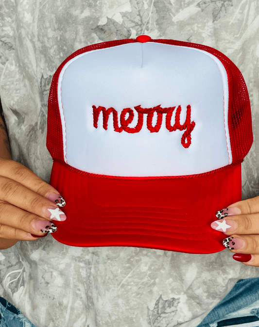 Shipping Dept. Merry Christmas Red & White  Otto Trucker