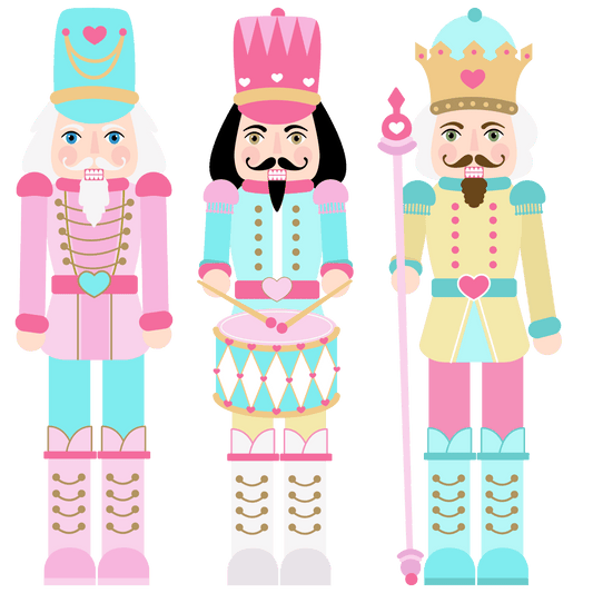 Shipping Dept. Nutcrackers-FestivewithFrost- Multiple Color options