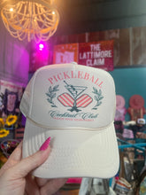 Load image into Gallery viewer, Shipping Dept. Pickleball Cocktail Club Coquette - Foam Trucker Cap - Multiple color options
