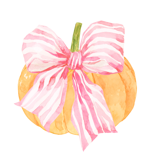 GUG pinkstripedbowpumpkin- Multiple Color options