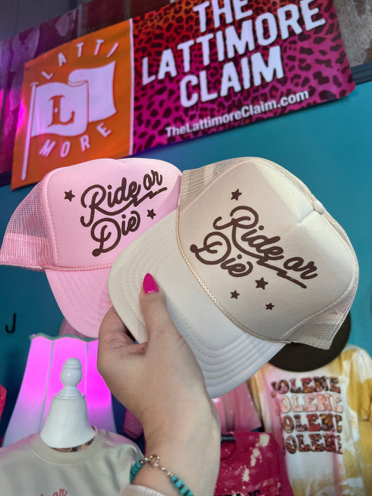 Shipping Dept. Ride or Die - Foam Trucker Cap - Multiple color options