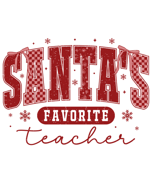 Shipping Dept. santas fav teacher