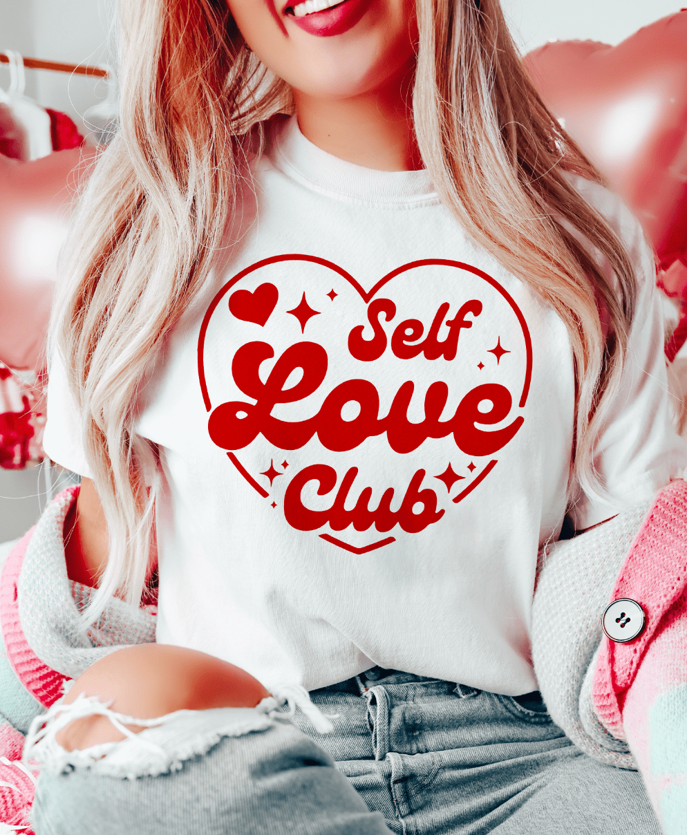 MISSMUDPIE Small / White T-shirt Self Love Club  - Multiple color options in Tee or Sweatshirt