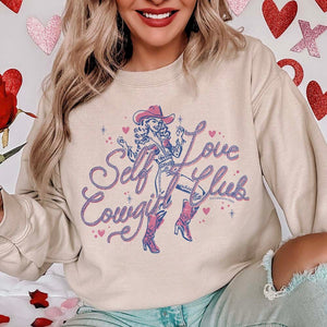 MISSMUDPIE Self Love Cowgirl Club - Multiple color options in Tee or Sweatshirt