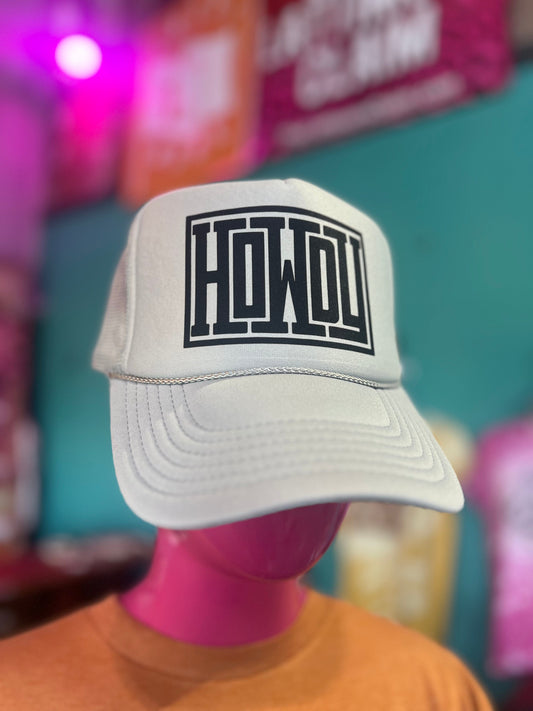 Shipping Dept. Serif Howdy - Foam Trucker Cap - Multiple color options