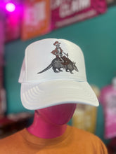 Load image into Gallery viewer, Shipping Dept. White Skeleton on Armadillo - Foam Trucker Cap - Multiple color options
