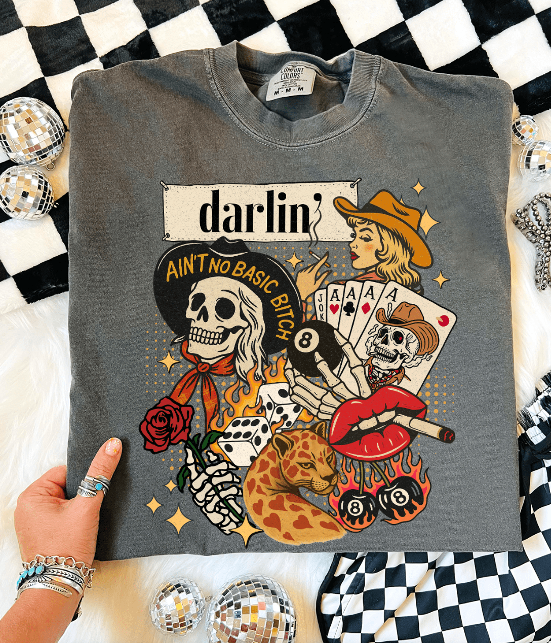 Shipping Dept. Small / Pepper - Comfort Color Tee The Greatest Gamble - Multiple Options