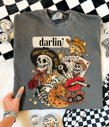 Shipping Dept. Small / Pepper - Comfort Color Tee The Greatest Gamble - Multiple Options
