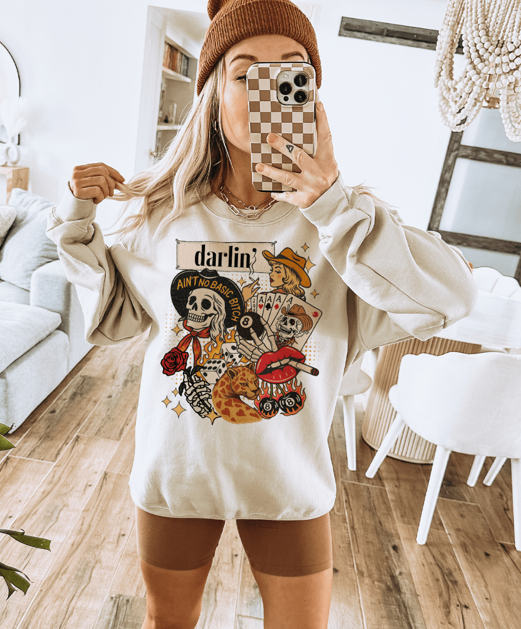 Shipping Dept. Small / Cream - Sweatshirt The Greatest Gamble - Multiple Options