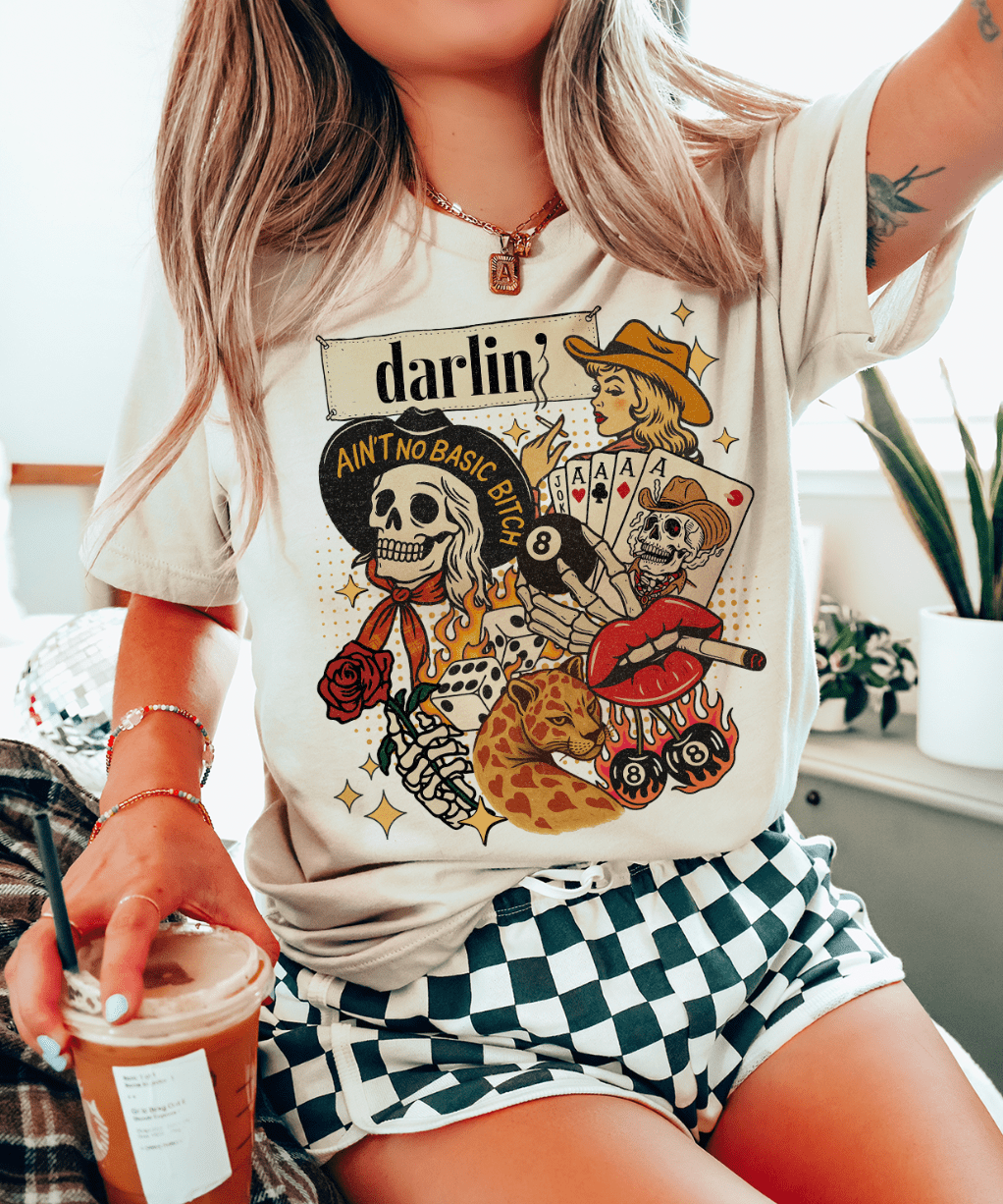 Shipping Dept. Small / Cream - Tee The Greatest Gamble - Multiple Options