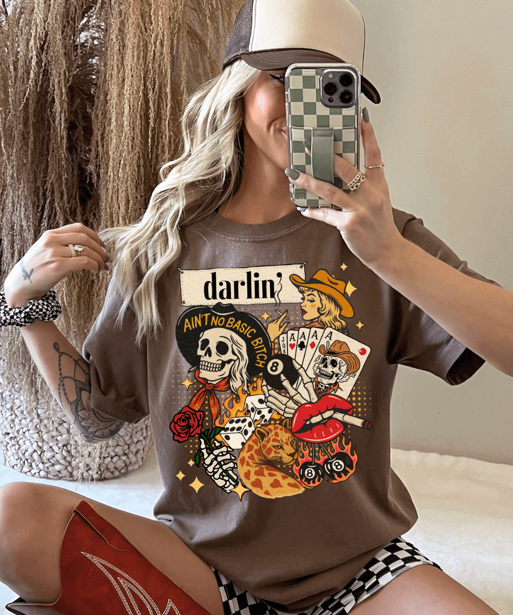 Shipping Dept. Small / Espresso - Comfort Color Tee The Greatest Gamble - Multiple Options